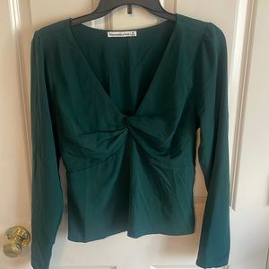 Abercrombie Green Blouse
